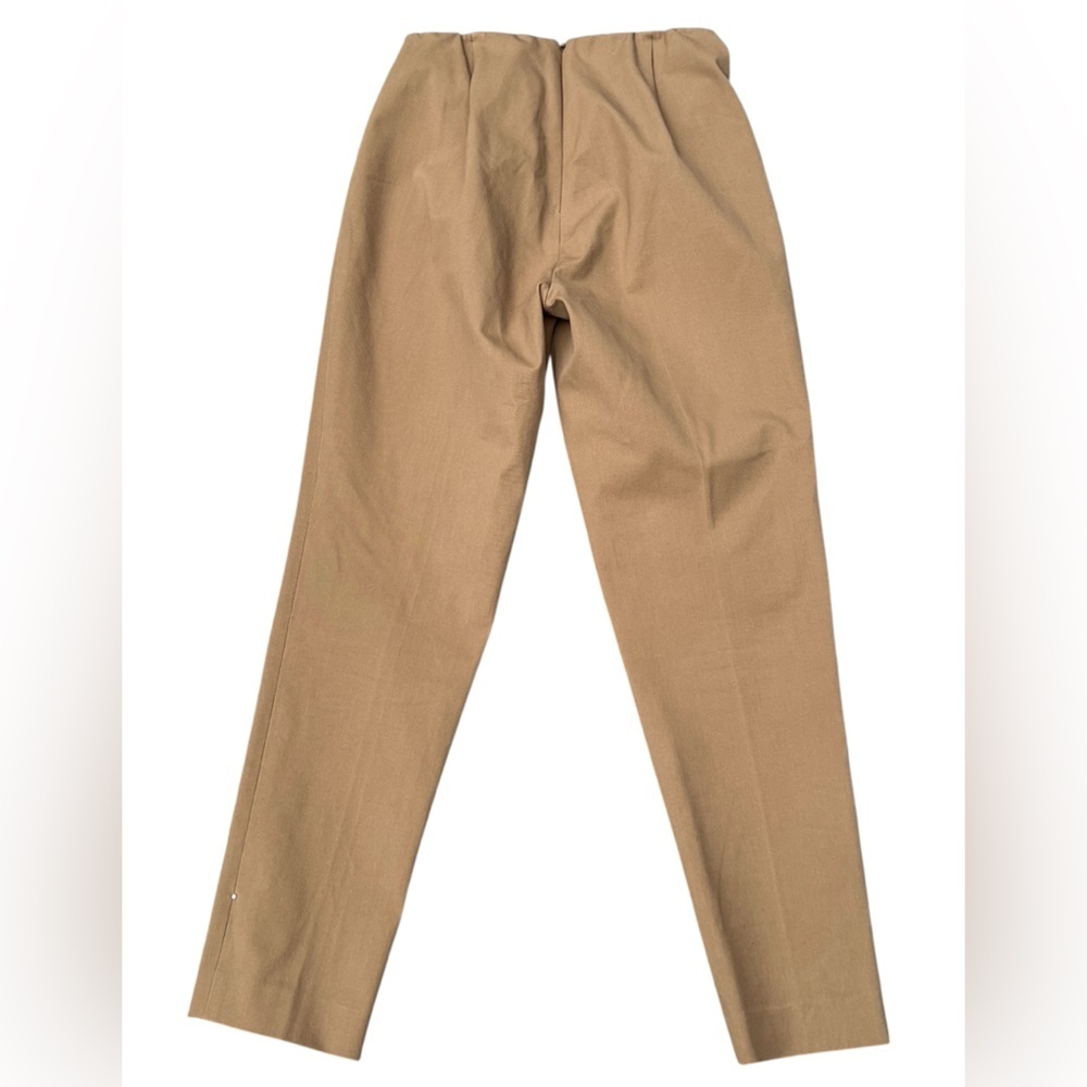 Pearl by Lela Rose camel tan classic slim fit pants timeless equestrian office - Picture 2 of 9